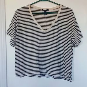 Striped short sleeve tee